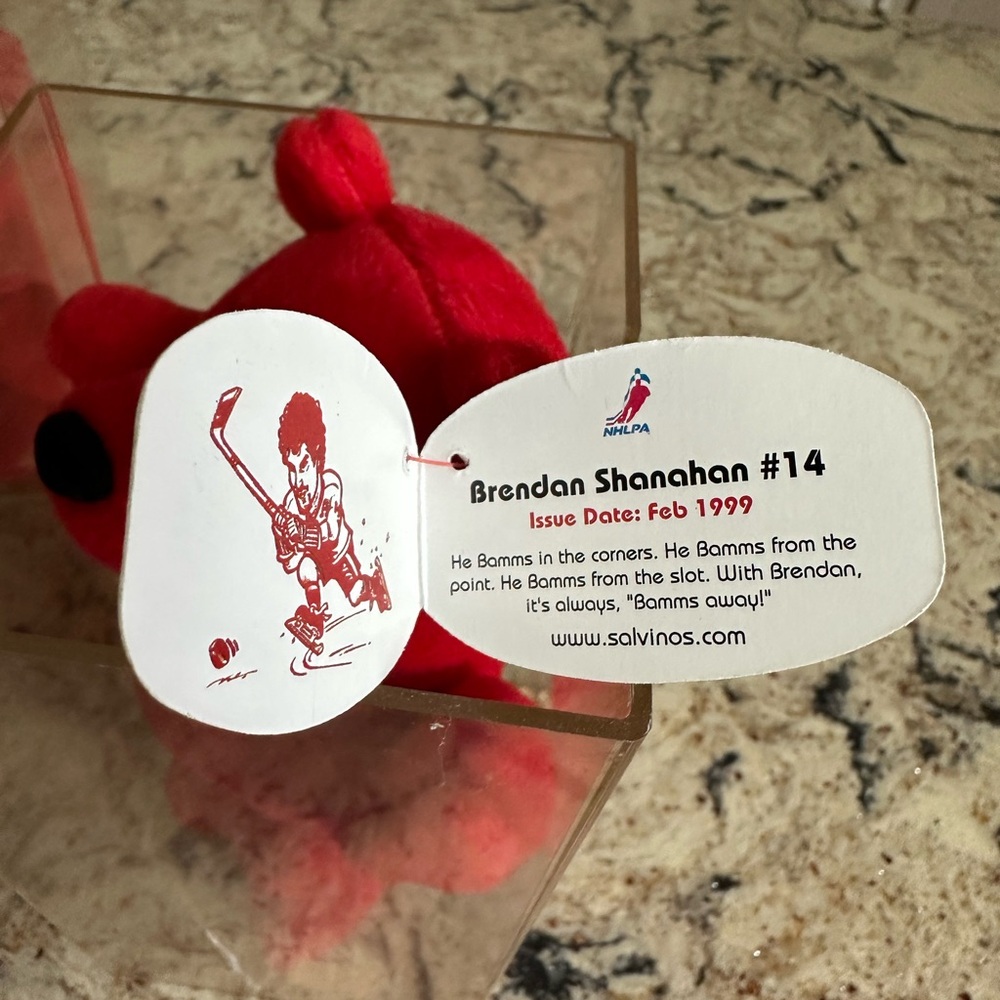 Red NHLPA Brendan Shanahan Collectible Plush
